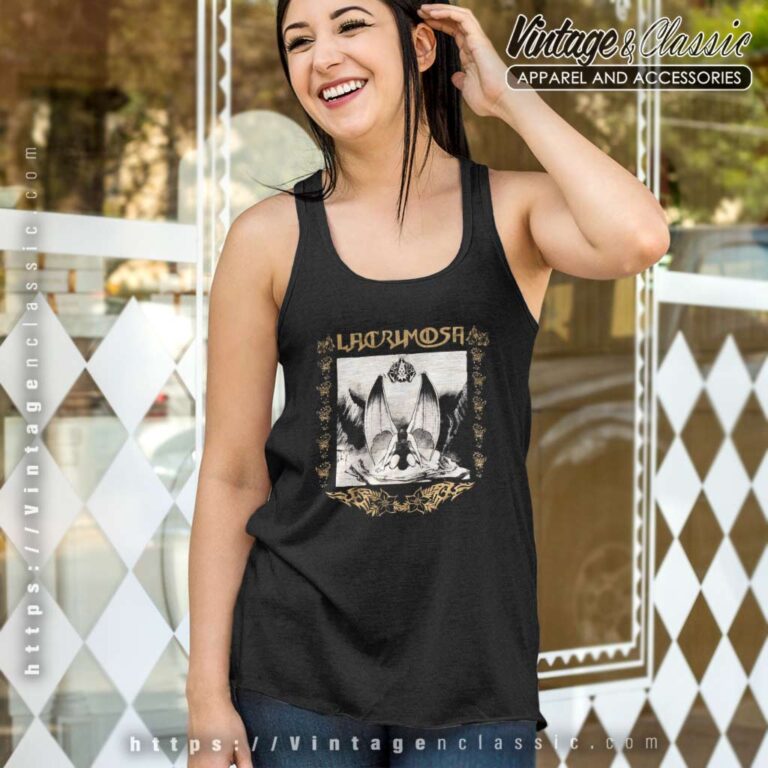 Lacrimosa Shirt Gothic Metal Therion Goth Symphonic Tank Top Racerback Lacrimosa Shirt Gothic Metal Therion Goth Symphonic Tank Top Racerback