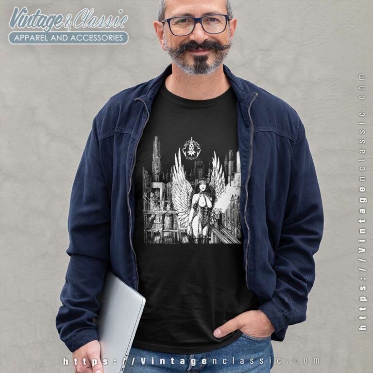 Lacrimosa Shirt Inferno 1 Album Cover Long Sleeve Tee Lacrimosa Shirt Inferno 1 Album Cover Long Sleeve Tee