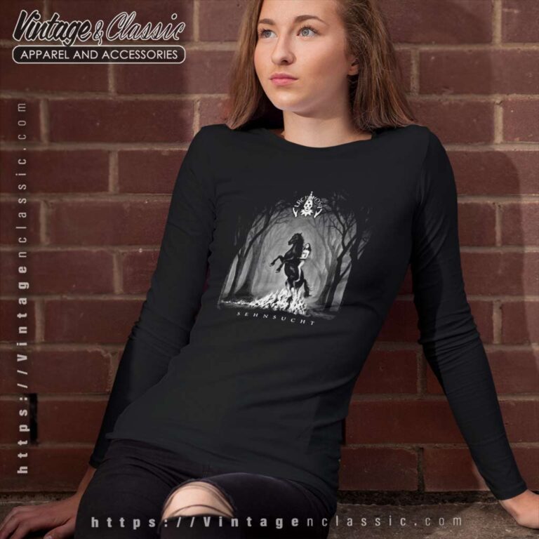 Lacrimosa Shirt Sehnsucht 2 Album Cover Long Sleeve Tee Lacrimosa Shirt Sehnsucht 2 Album Cover Long Sleeve Tee