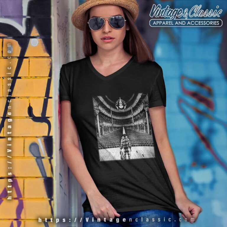 Lacrimosa Shirt Stille 2 Album Cover V Neck TShirt Lacrimosa Shirt Stille 2 Album Cover V Neck TShirt