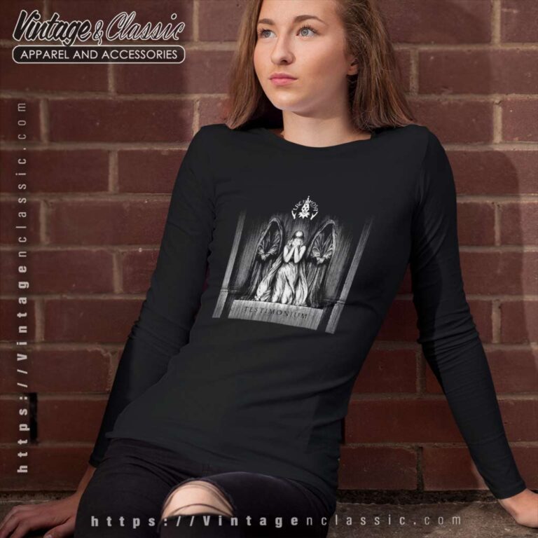 Lacrimosa Shirt Testimonium Album Cover Long Sleeve Tee Lacrimosa Shirt Testimonium Album Cover Long Sleeve Tee
