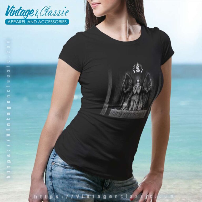 Lacrimosa Shirt Testimonium Album Cover Women TShirt Lacrimosa Shirt Testimonium Album Cover Women TShirt