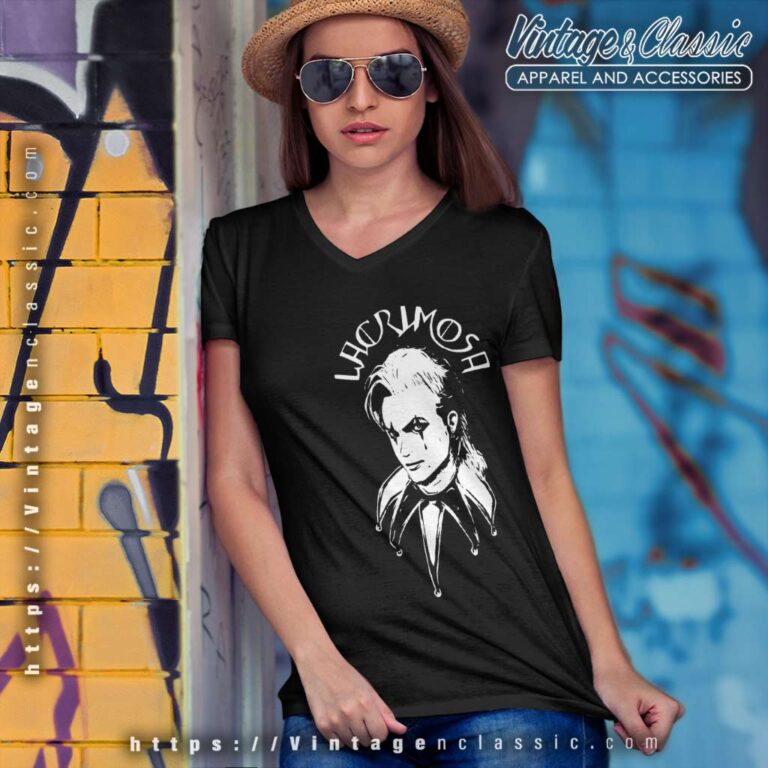 Lacrimosa Shirt Tilo Wolff V Neck TShirt Lacrimosa Shirt Tilo Wolff V Neck TShirt