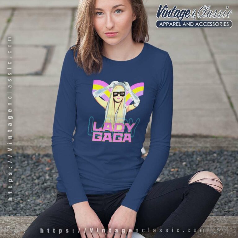 Lady Gaga Airbrush Long Sleeve Tee Lady Gaga Airbrush Long Sleeve Tee