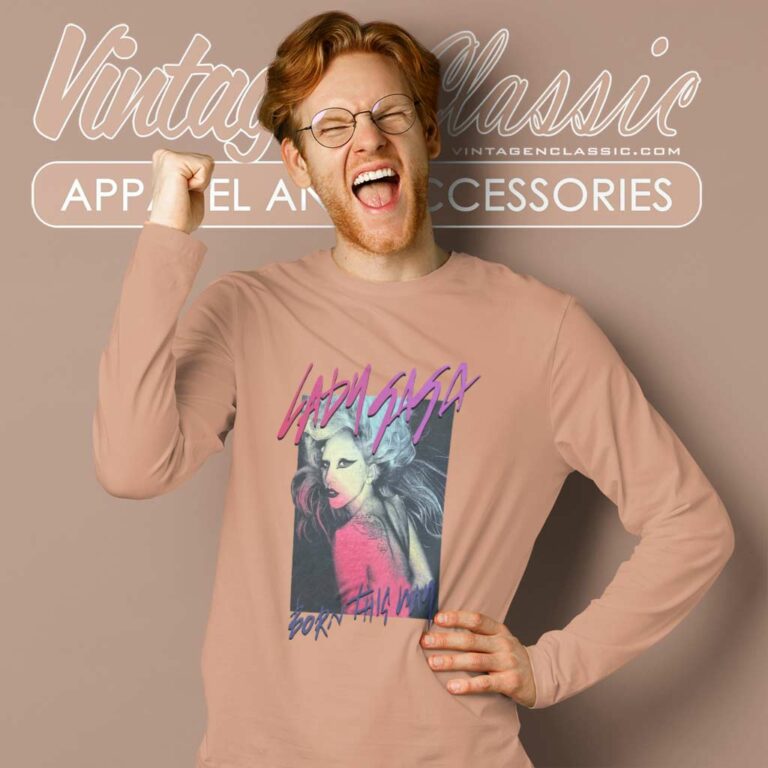 Lady Gaga Born This Way Long Sleeve Tee Lady Gaga Born This Way Long Sleeve Tee