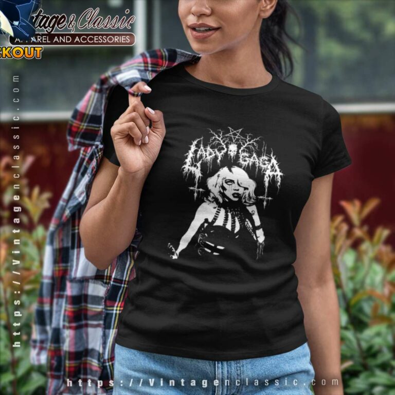 Lady Gaga Death Metal Women TShirt Lady Gaga Death Metal Women TShirt