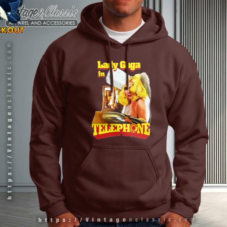 Lady Gaga In Telephone Hoodie Lady Gaga In Telephone Hoodie