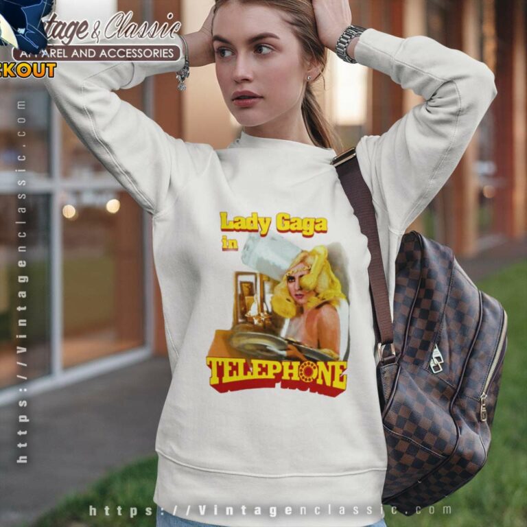 Lady Gaga In Telephone Sweatshirt Lady Gaga In Telephone Sweatshirt