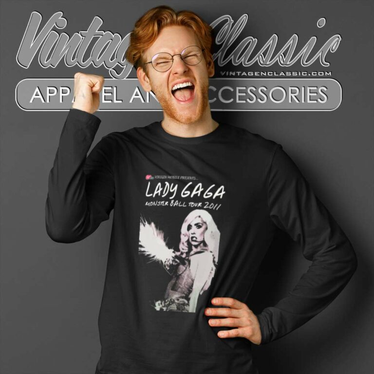 Lady Gaga Monster Ball Tour Long Sleeve Tee Lady Gaga Monster Ball Tour Long Sleeve Tee