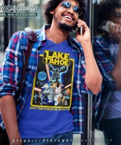 Lake Tahoe May The Forest Be With You Star Wars V Neck TShirt