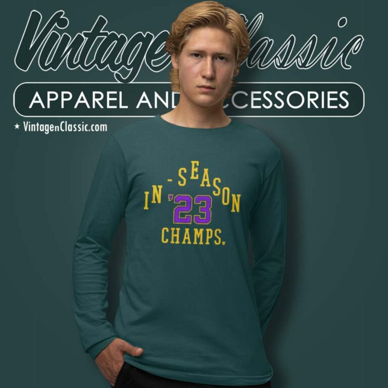 Lakers 23 In Season Tournament Long Sleeve Tee Lakers 23 In Season Tournament Long Sleeve Tee