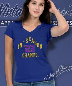 Lakers 23 In Season Tournament Shirt 4 Lakers 23 In Season Tournament V Neck TShirt