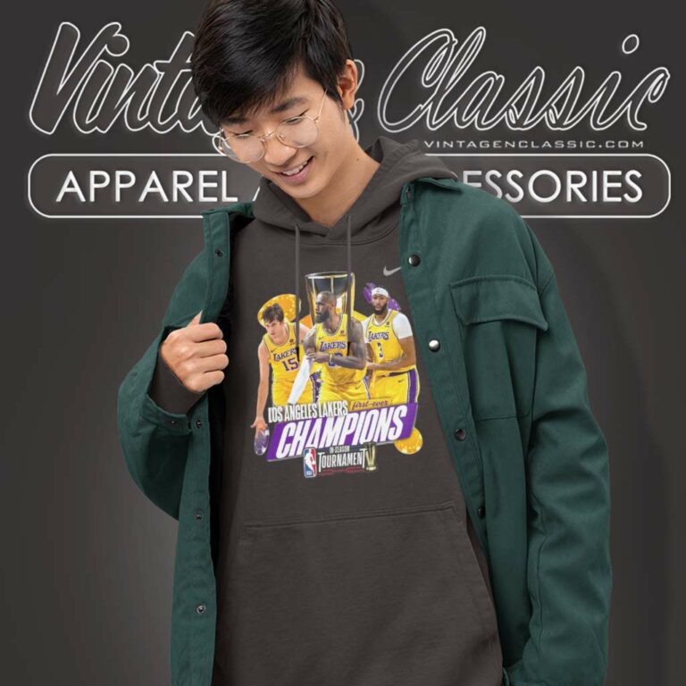 Lakers Champions First Ever In Season Tournament Hoodie Lakers Champions First Ever In Season Tournament Hoodie