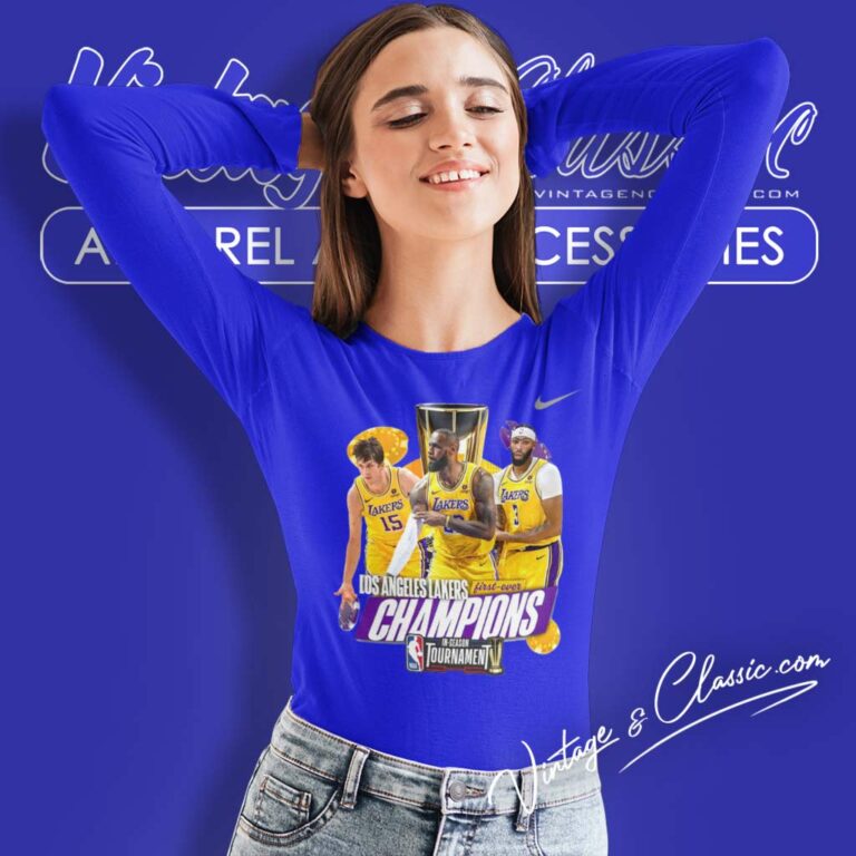 Lakers Champions First Ever In Season Tournament Long Sleeve Tee Lakers Champions First Ever In Season Tournament Long Sleeve Tee