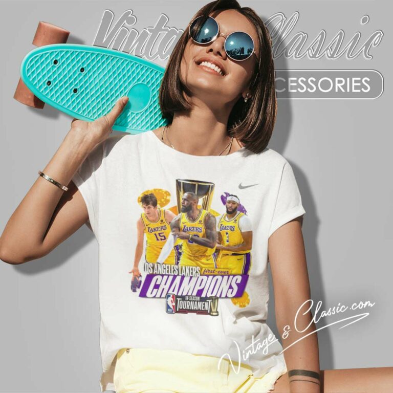 Lakers Champions First Ever In Season Tournament Women TShirt Lakers Champions First Ever In Season Tournament Women TShirt