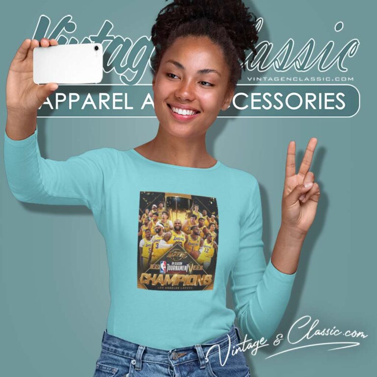 Lakers First Ever Nba In Season Tournament Long Sleeve Tee Lakers First Ever Nba In Season Tournament Long Sleeve Tee