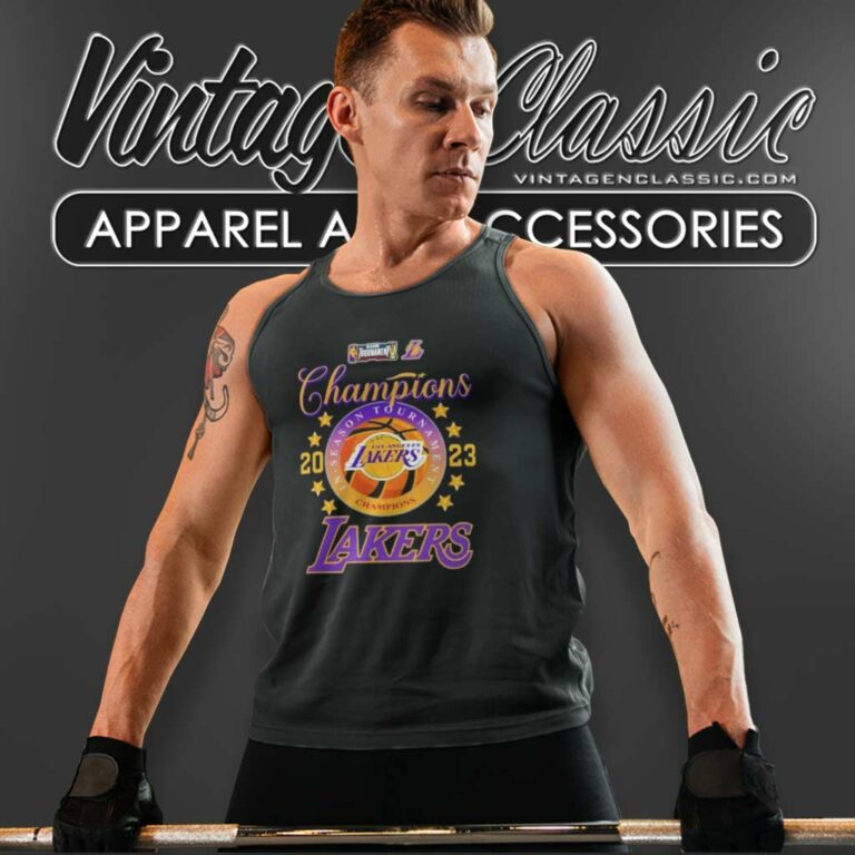 Lakers In Season Tournament Champions 2023 Tank Top Racerback Lakers In Season Tournament Champions 2023 Tank Top Racerback