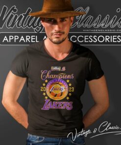 Lakers In Season Tournament Champions 2023 V Neck TShirt