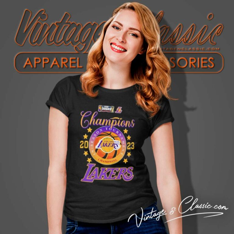 Lakers In Season Tournament Champions 2023 Women TShirt Lakers In Season Tournament Champions 2023 Women TShirt