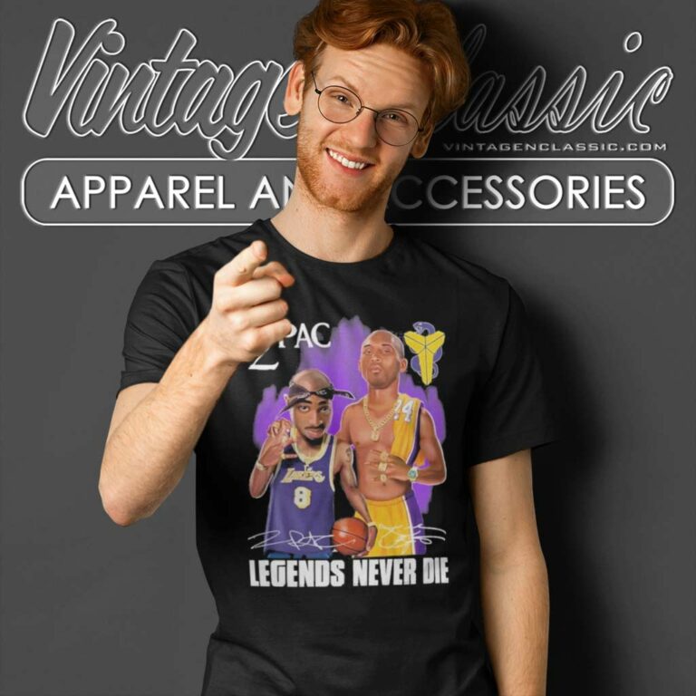Lakers Kobe Bryant Legends Never Die Vs 2 Pac Tupac Shakur T Shirt Lakers Kobe Bryant Legends Never Die Vs 2 Pac Tupac Shakur T Shirt