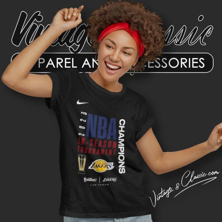 Lakers Nike Season Tournament Women TShirt Lakers Nike Season Tournament Women TShirt