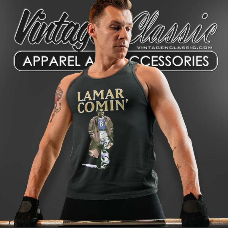 Lamar Comin Baltimore Fans Gift Tank Top Racerback Lamar Comin Baltimore Fans Gift Tank Top Racerback