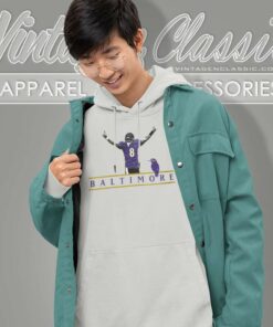 Lamar Jackson 8 Baltimore Ravens Hoodie