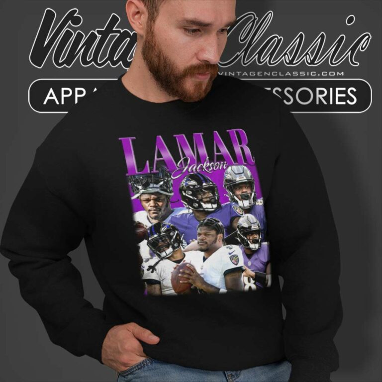 Lamar Jackson 90s Fans Gift Sweatshirt Lamar Jackson 90s Fans Gift Sweatshirt