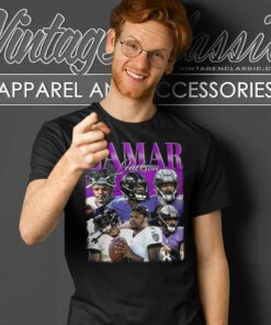 Lamar Jackson 90s Fans Gift T Shirt