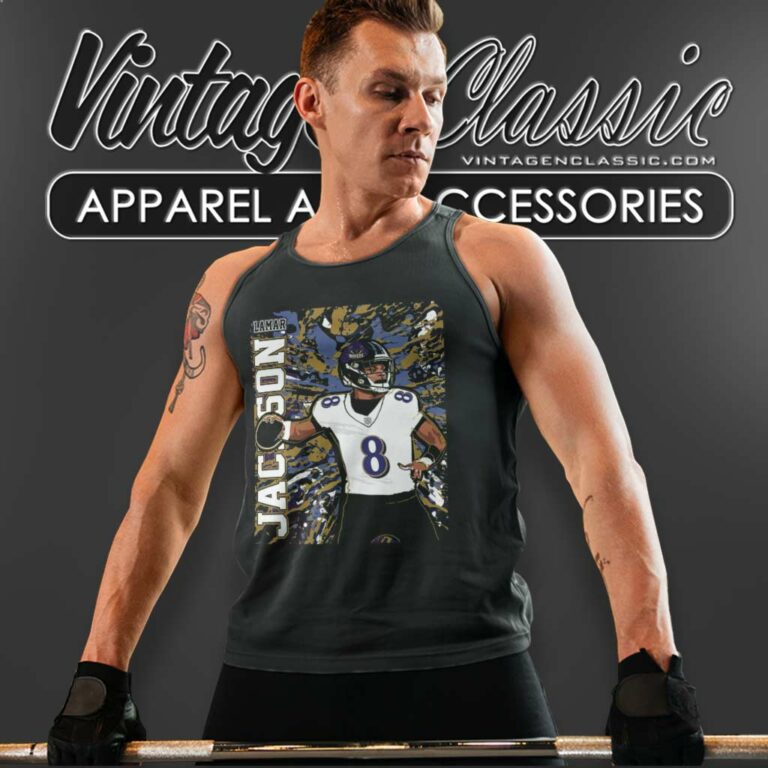 Lamar Jackson Ravens Mvp Football Tank Top Racerback Lamar Jackson Ravens Mvp Football Tank Top Racerback