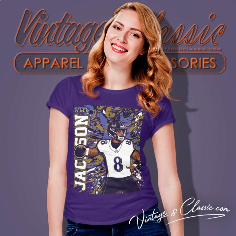 Lamar Jackson Ravens Mvp Football Women TShirt Lamar Jackson Ravens Mvp Football Women TShirt