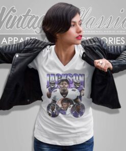 Lamar Jackson Shirt Gift For Fans Baltimore Ravens 5 Lamar Jackson Shirt Gift For Fans Baltimore Ravens V Neck TShirt