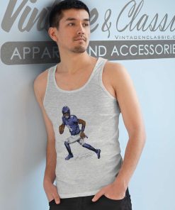 Lamar Jackson Superstar Pose Baltimore Ravens Signature Tank Top Racerback