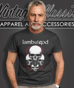 Lamb Of God 4 Skulls T Shirt