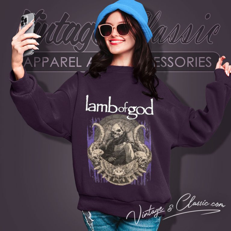 Lamb Of God Album Cover Sweatshirt Lamb Of God Album Cover Sweatshirt