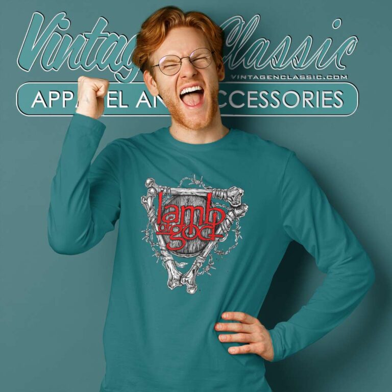 Lamb Of God Bone Frame Long Sleeve Tee Lamb Of God Bone Frame Long Sleeve Tee