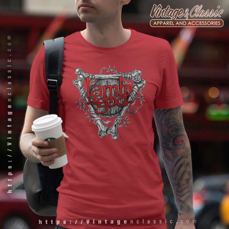 Lamb Of God Bone Frame T Shirt Lamb Of God Bone Frame T Shirt