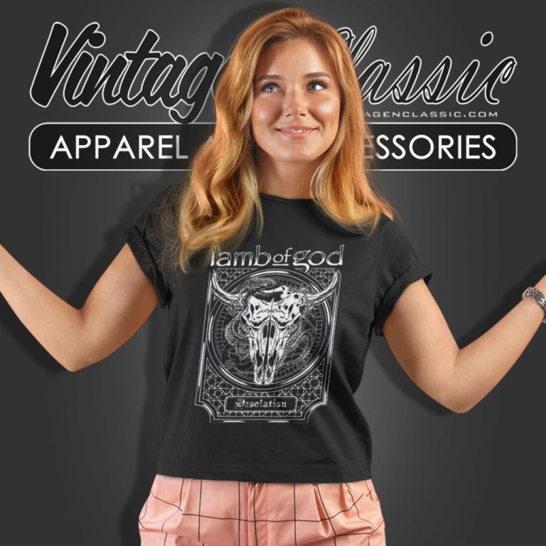 Lamb Of God Desolation Women T Shirt Lamb Of God Desolation Women T Shirt