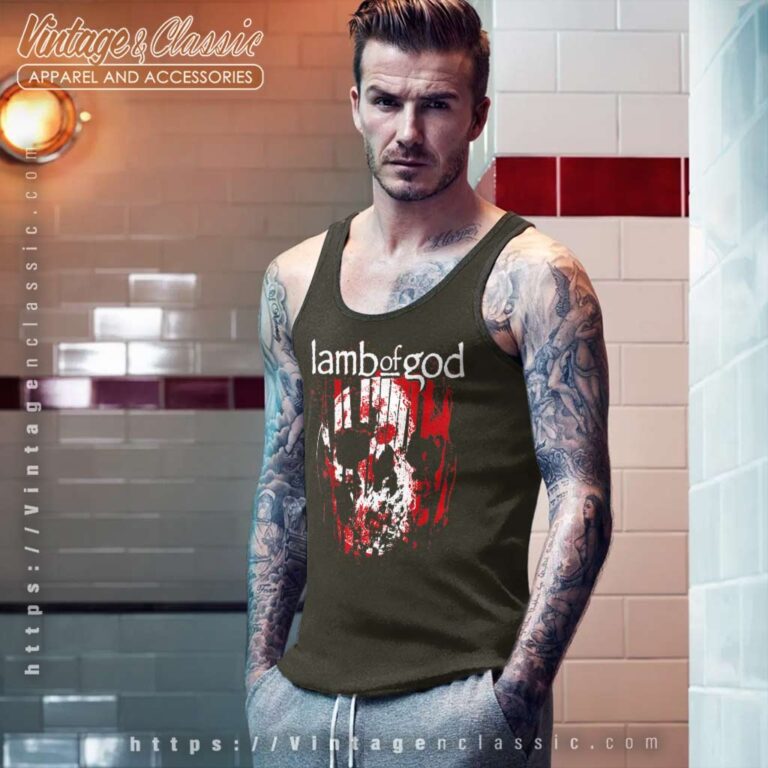 Lamb Of God Duke Moon Tank Top Racerback Lamb Of God Duke Moon Tank Top Racerback