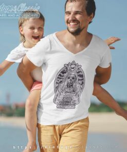 Lamb Of God Ghost Walker White V Neck TShirt