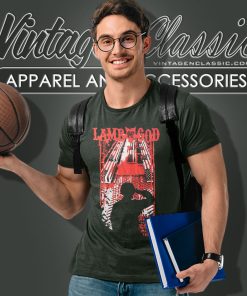 Lamb Of God Hourglass Lyrics T Shirt