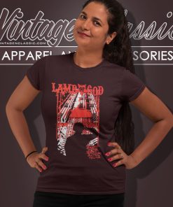 Lamb Of God Hourglass Lyrics Women T Shirt