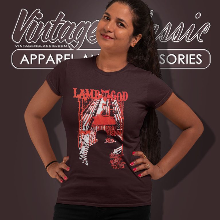 Lamb Of God Hourglass Lyrics Women T Shirt Lamb Of God Hourglass Lyrics Women T Shirt