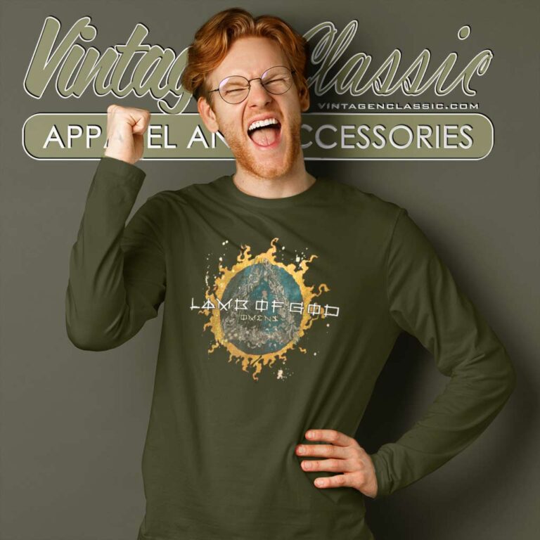 Lamb Of God Omens Back Cove Long Sleeve Tee Lamb Of God Omens Back Cove Long Sleeve Tee