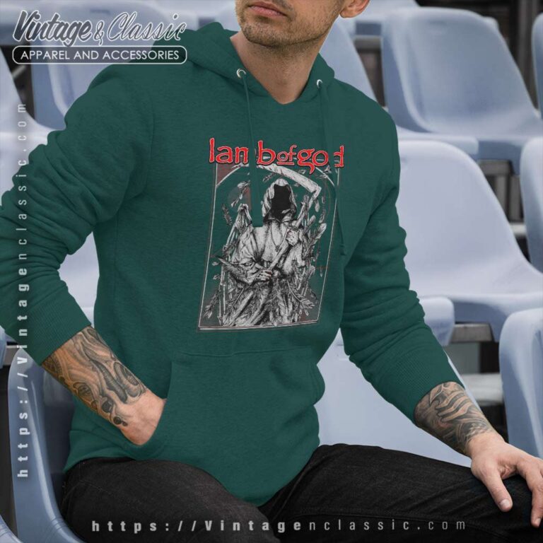 Lamb Of God Raf Reaper Hoodie Lamb Of God Raf Reaper Hoodie