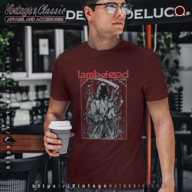 Lamb Of God Raf Reaper T Shirt Lamb Of God Raf Reaper T Shirt