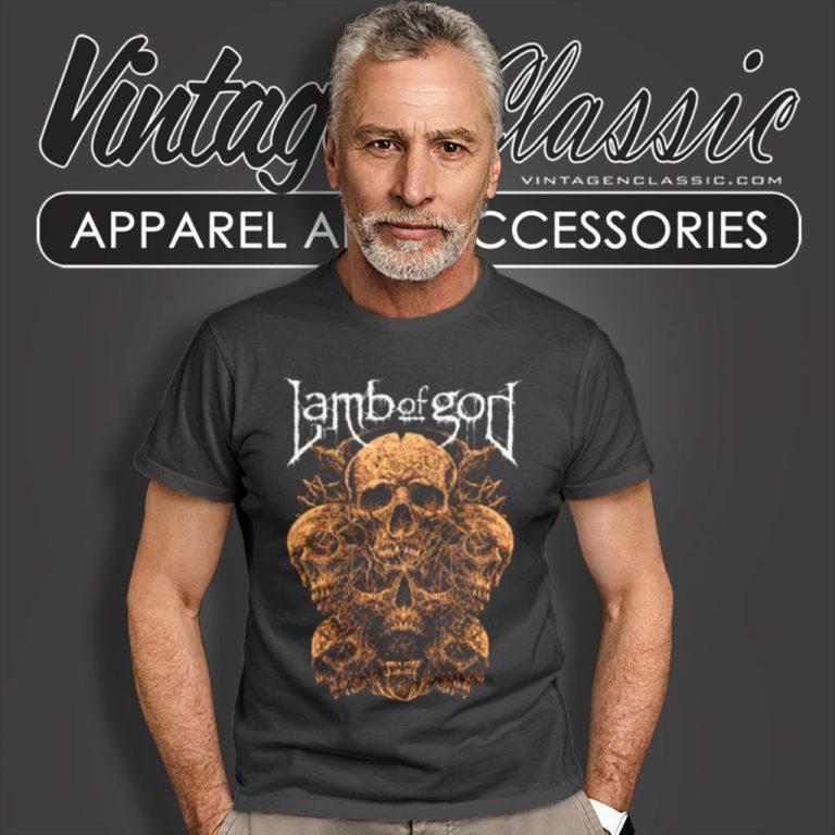 Lamb Of God Rooted Skulls T Shirt Lamb Of God Rooted Skulls T Shirt