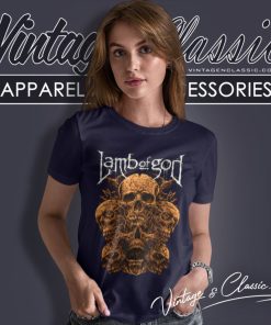 Lamb Of God Rooted Skulls Women T Shirt