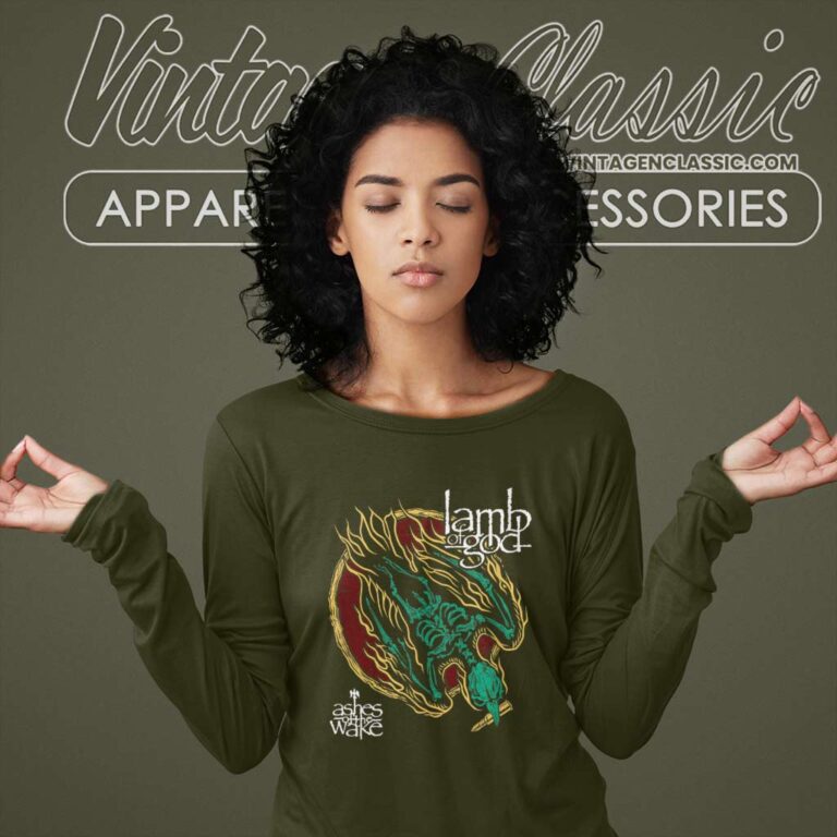 Lamb Of God Shirt Album Ashes Of The Wake 15th Anniversary Long Sleeve Tee Lamb Of God Shirt Album Ashes Of The Wake 15th Anniversary Long Sleeve Tee