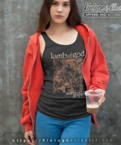 Lamb Of God Shirt Album New American Gospel Tank Top Racerback